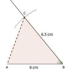 Construction of SAS triangle