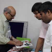 Showcasing LAPcanvas to a blind participant at the Empower-2019 conference