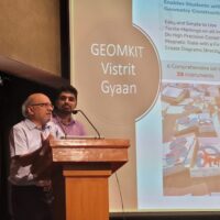 Presenting GEOMKIT Journey at GEOMKIT Launch Event