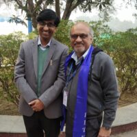 With Prof. Abhay Karandikar, Secretary of the Department of Science and Technology, and ex-director of IIT Kanpur